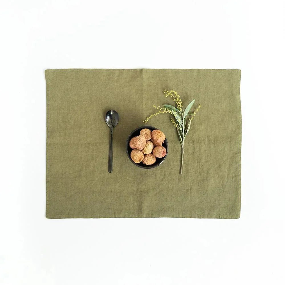 Martini Olive lino staltiesėlė — naturalusdrabuziai.lt