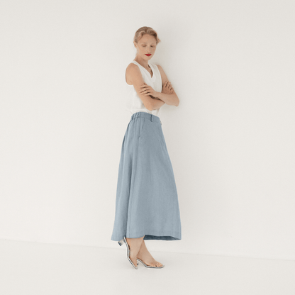 Allure Linen Gardenia Skirt