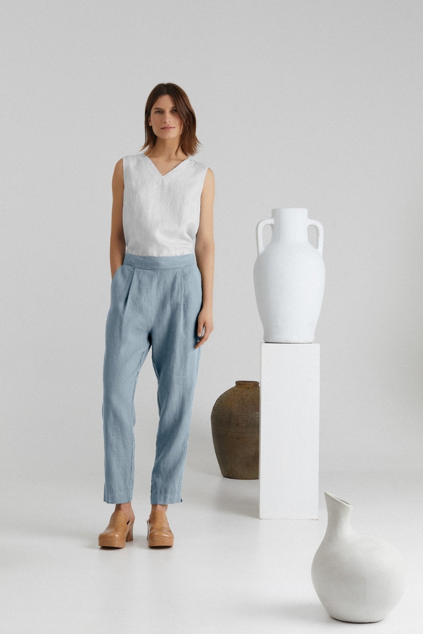 Allure Linen Gladiolus Trousers