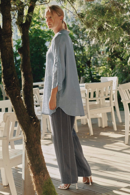 Allure Linen Oregano Shirt