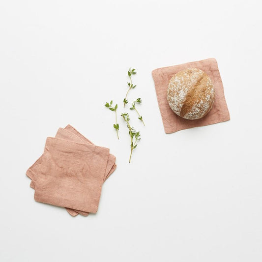 Cafe Creme lino padėkliukų rinkinys 4 vnt. — naturalusdrabuziai.lt