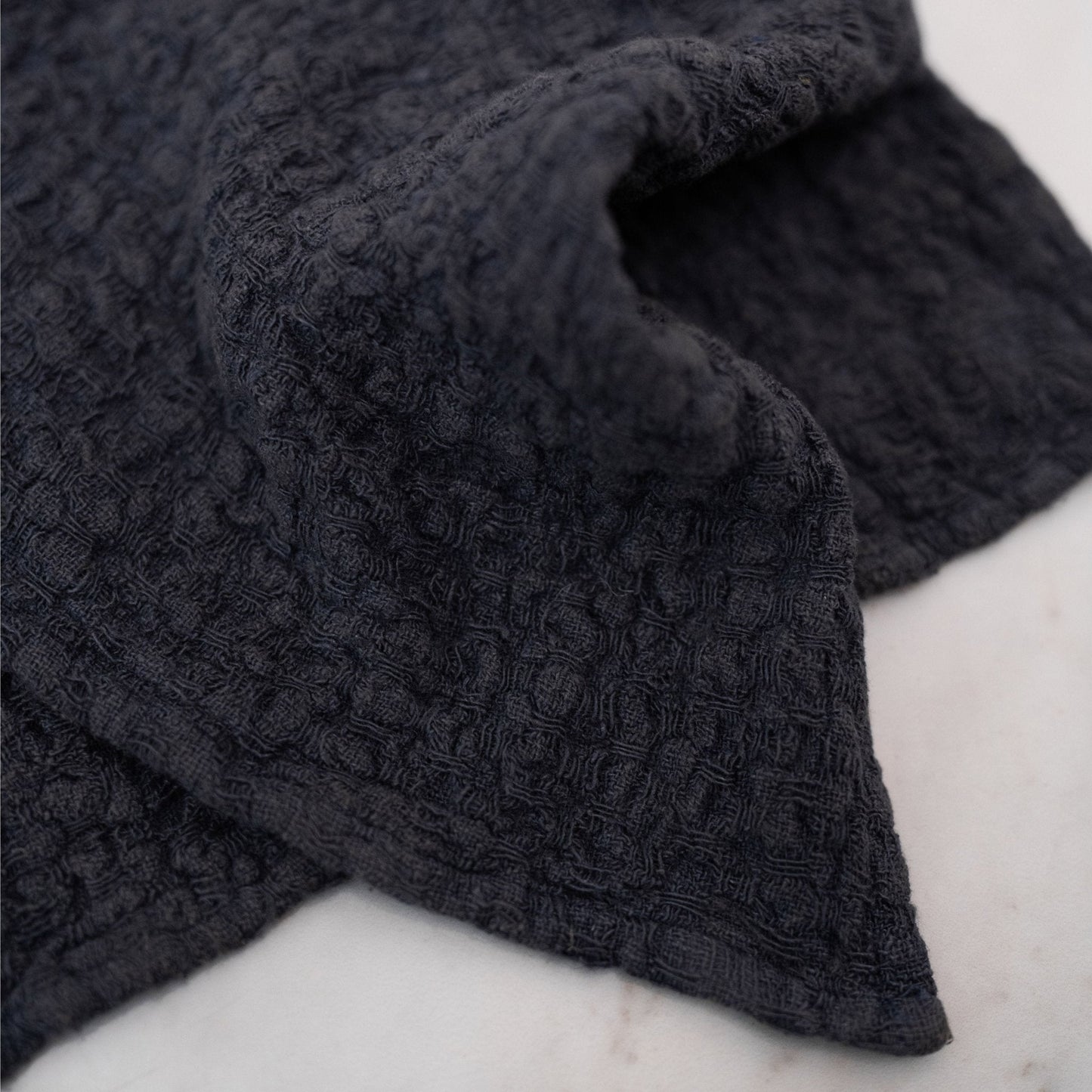 Dark Grey lino Dishcloth rinkinys 2 vnt. — naturalusdrabuziai.lt
