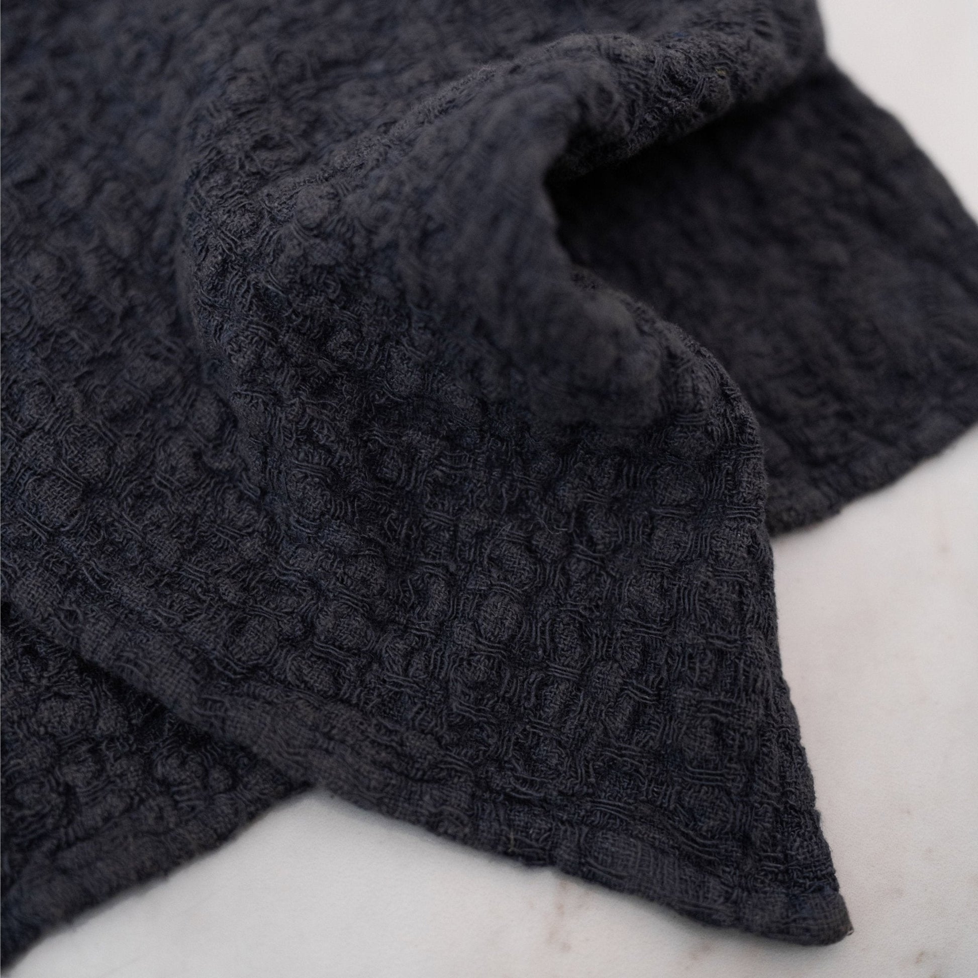 Dark Grey lino Dishcloth rinkinys 2 vnt. — naturalusdrabuziai.lt