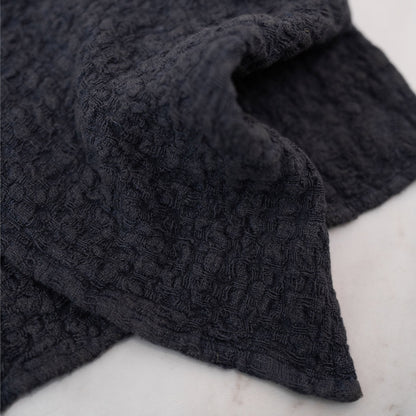 Dark Grey lino Dishcloth rinkinys 2 vnt. — naturalusdrabuziai.lt