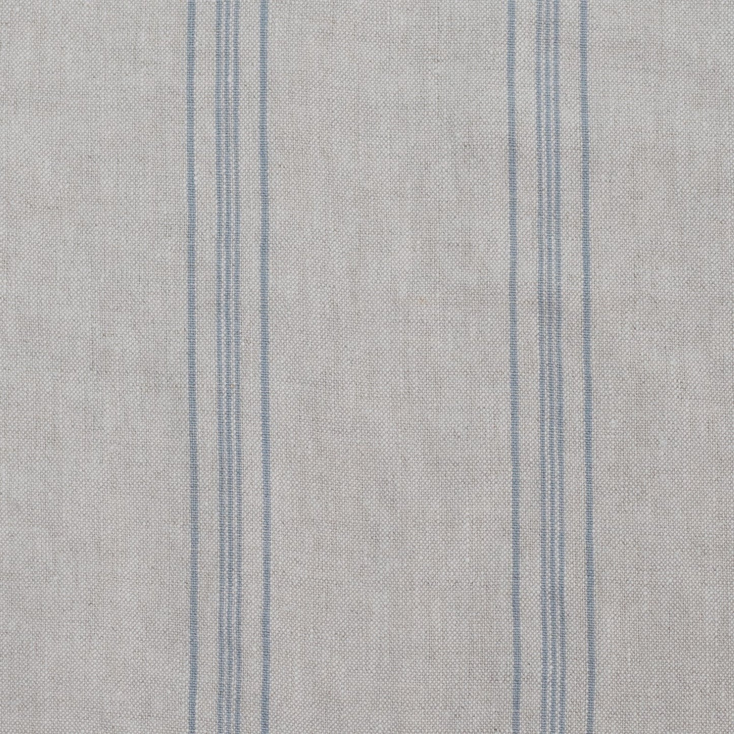 Grey Blue Wide Stripe Rustic Fabric 280g/sq.m — naturalusdrabuziai.lt