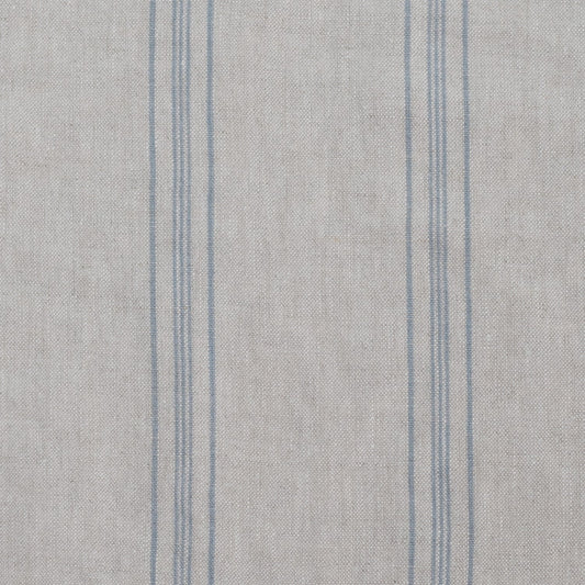 Grey Blue Wide Stripe Rustic Fabric 280g/sq.m — naturalusdrabuziai.lt