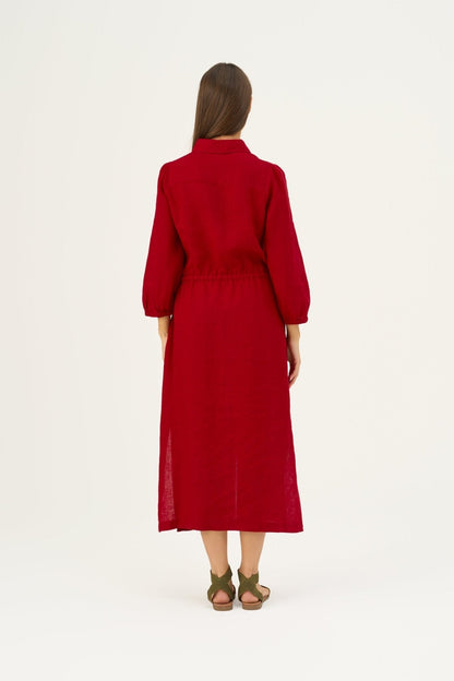 Lava Falls Linen Rhapsody Dress