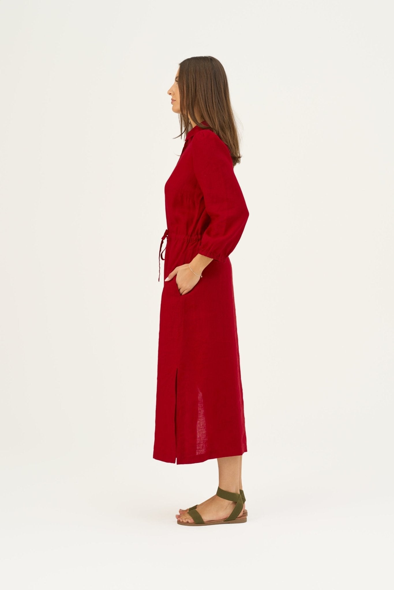 Lava Falls Linen Rhapsody Dress