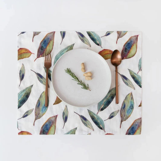 LIMITED EDITION Golden Fall lino staltiesėlė — naturalusdrabuziai.lt