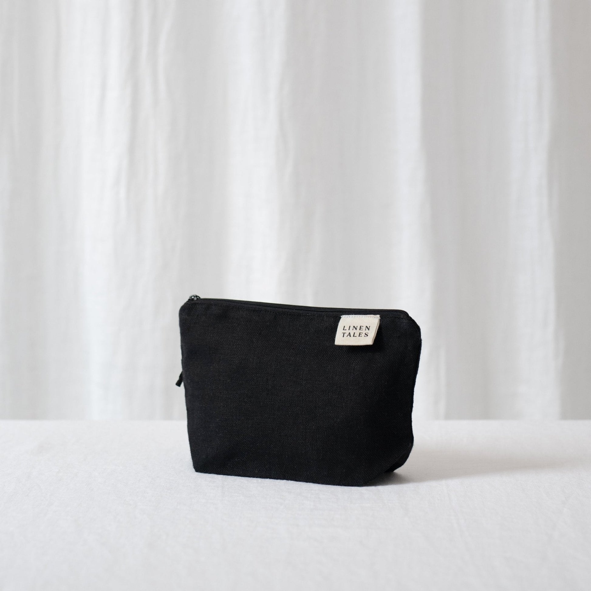 LIMITED EDITION lino Tales Black Twill lino Makeup krepšelis — naturalusdrabuziai.lt