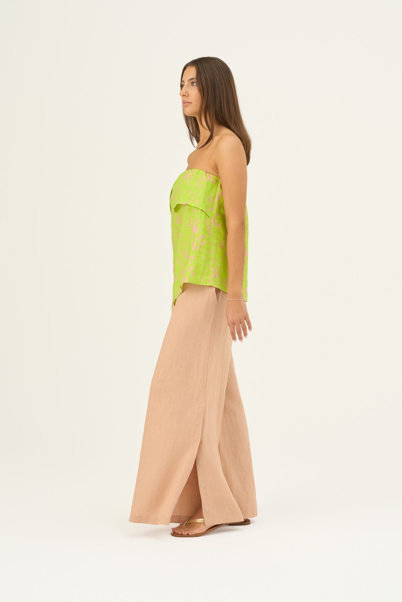 Maple Sugar lino Zayn kelnės — naturalusdrabuziai.lt