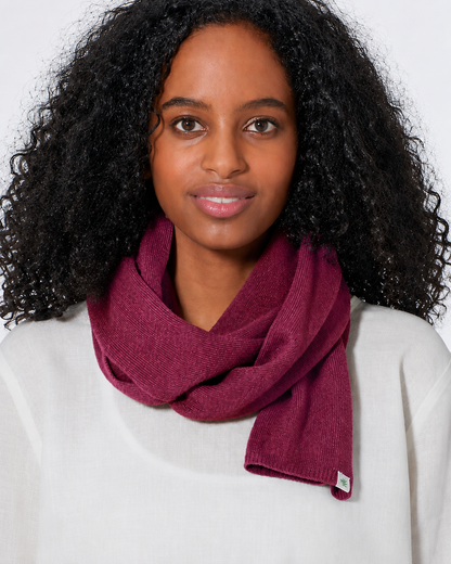 Šalikas iš kanapių ir ekologiškos medvilnės – rioja