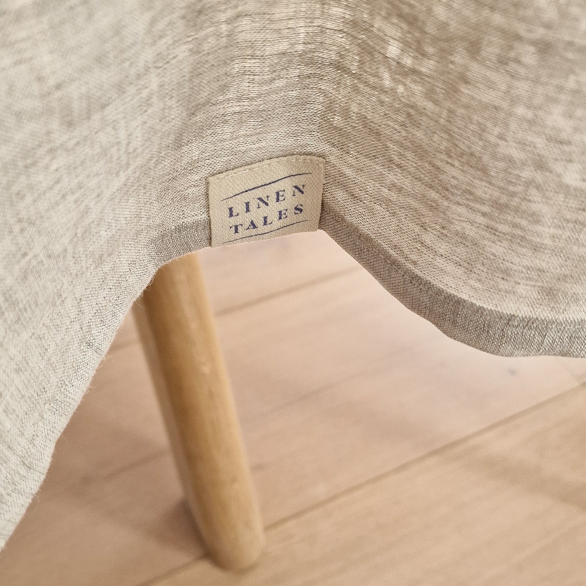Melange Lightweight lino staltiesė — naturalusdrabuziai.lt