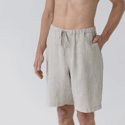 Melange lino Fern Pyjama rinkinys — naturalusdrabuziai.lt