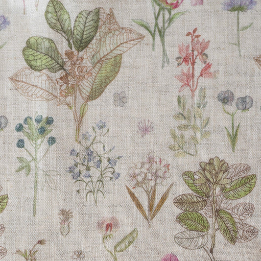 Unwashed Botany on Light Natural lino Fabric 185 g/sq.m — naturalusdrabuziai.lt