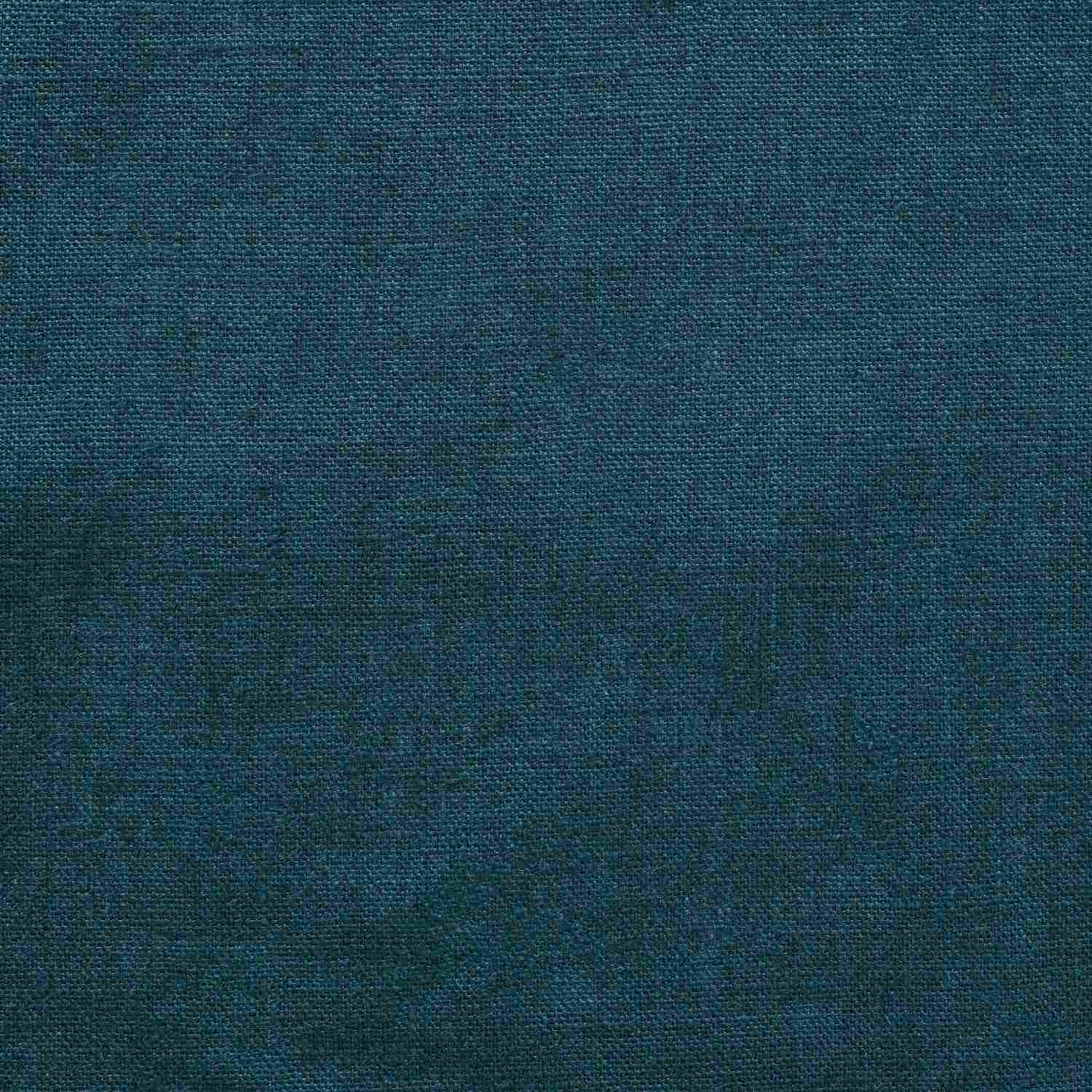 Unwashed Deep Water lino Fabric 215 g/sq.m — naturalusdrabuziai.lt