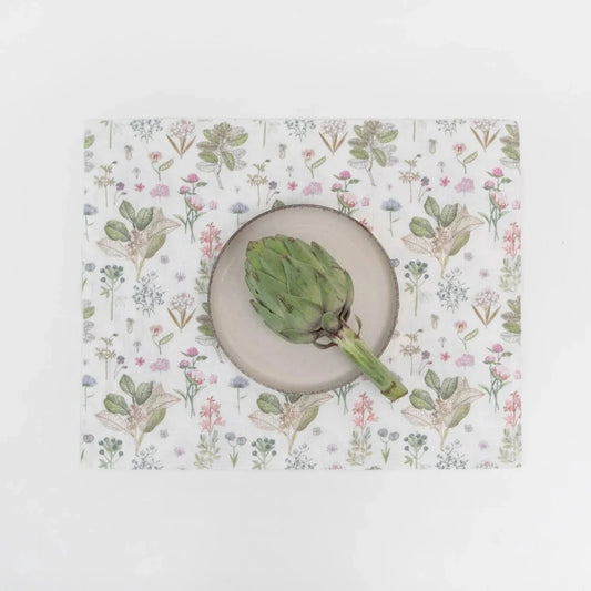 White Botany lino staltiesėlė — naturalusdrabuziai.lt